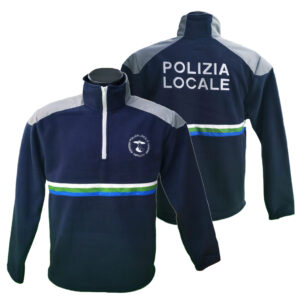 PILE ABRUZZO BLU ZIP CORTA