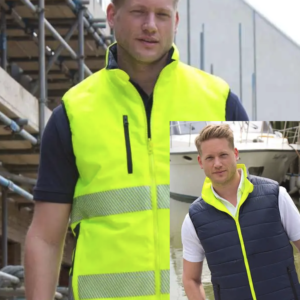 GILET ALTA VISIBILITA’ REVERSIBILE